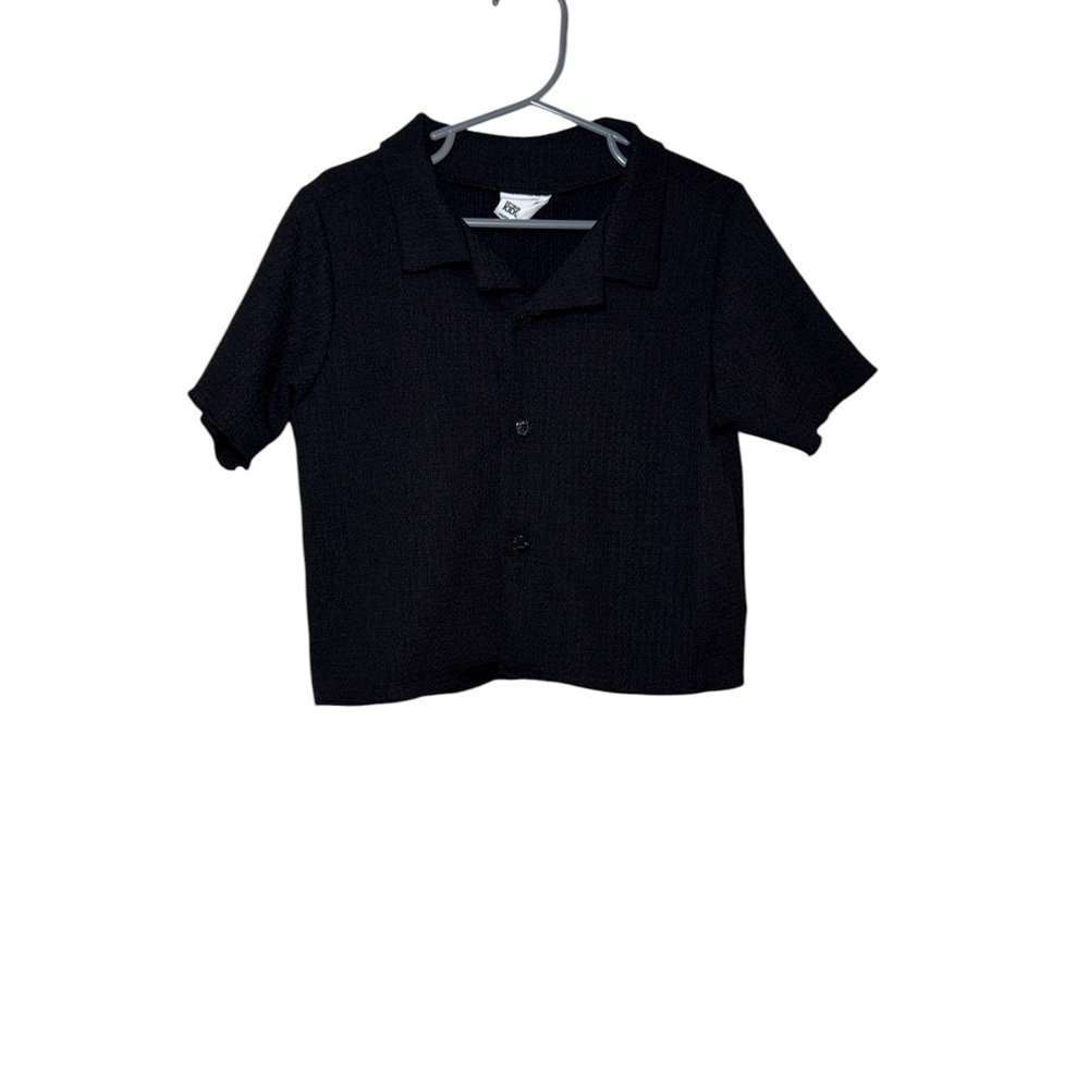 Cotton On Kids Two Piece Set Black Button Down Top and Wide Leg Pant Size 6T - Picture 8 of 14